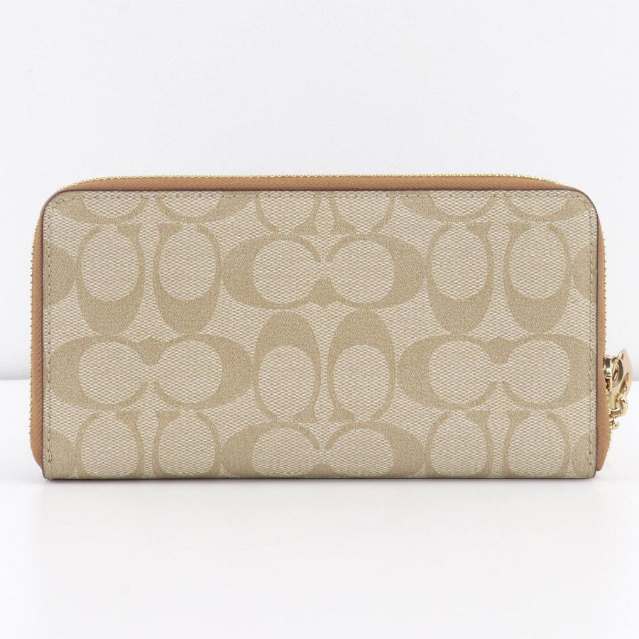 COACH（コーチ） 財布 長財布 C4452 IMVHK ストラップ付 シグネチャー