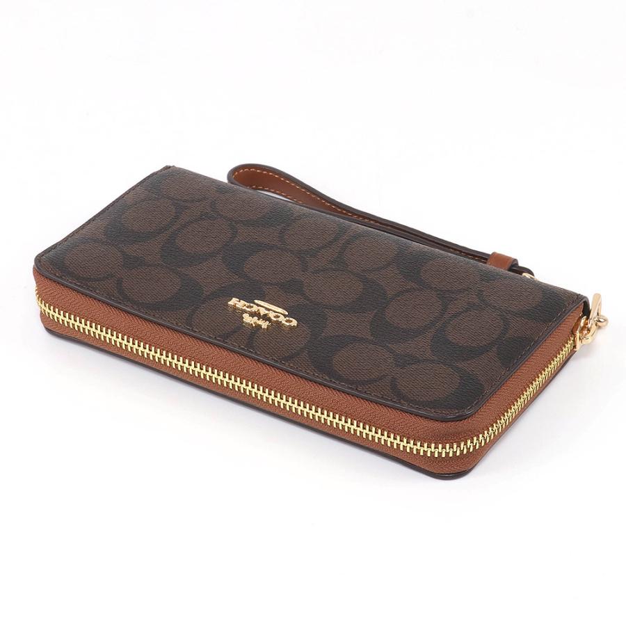 COACH（コーチ） 財布 長財布 C4452 IMW6S ストラップ付 シグネチャー