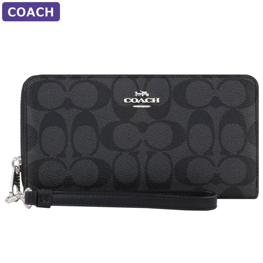 COACH コーチ 財布 長財布 C4452 SVTSQ ストラップ付