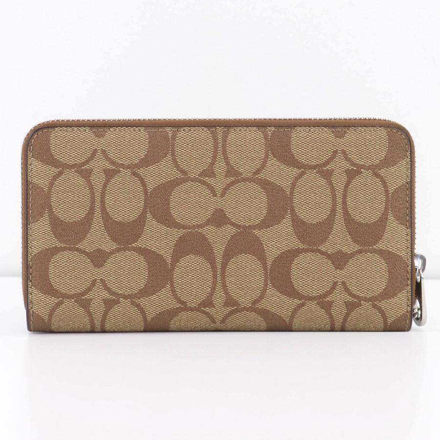 COACH（コーチ） 財布 長財布 C4452 SVV7Q ストラップ付 シグネチャー