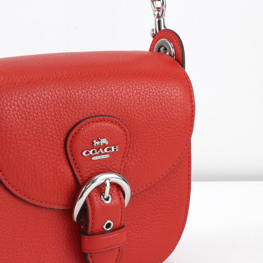 美品✨コーチ キャンティーン　丸型 ショルダーバッグ 　レザー　赤　クロスボディ コーチCOACH ショルダーバッグ C5685 2way ミニバッグ レディース