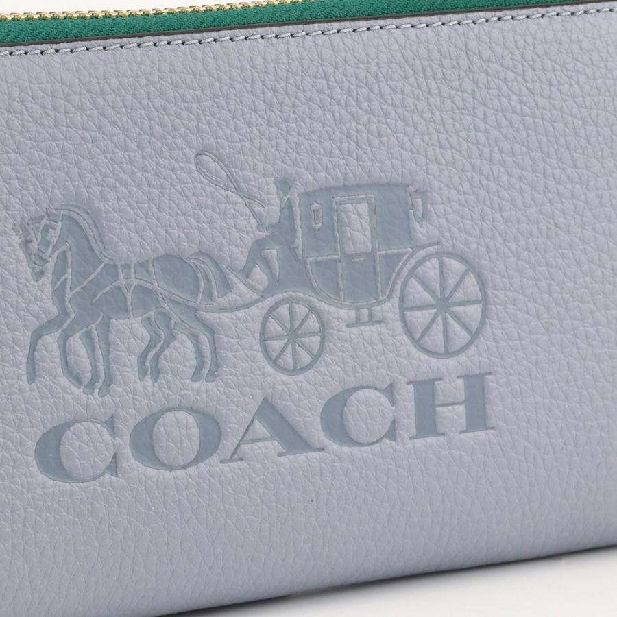 COACH コーチ 財布 長財布 C5889 ストラップ付 ラウンドジップ