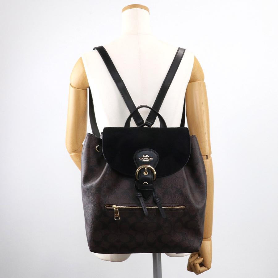 COACH リュックコーチ レザー×スエード クリオ ブラウン C7251 COACH リュックコーチ レザー×スエード クリオ ブラウン C7251