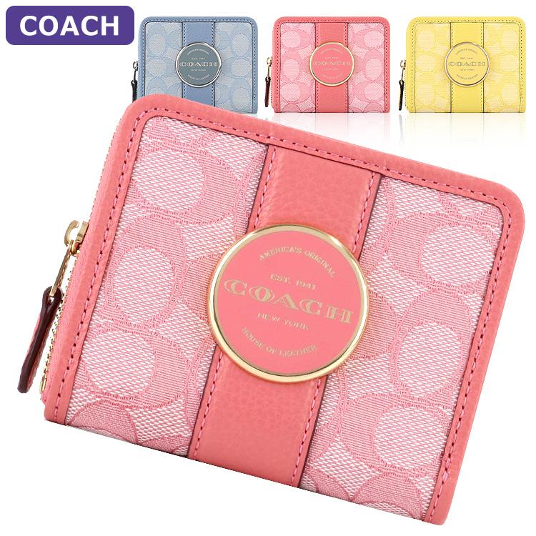 COACH コーチ 財布 二つ折り財布 C8323 ミニ財布 シグネチャー 