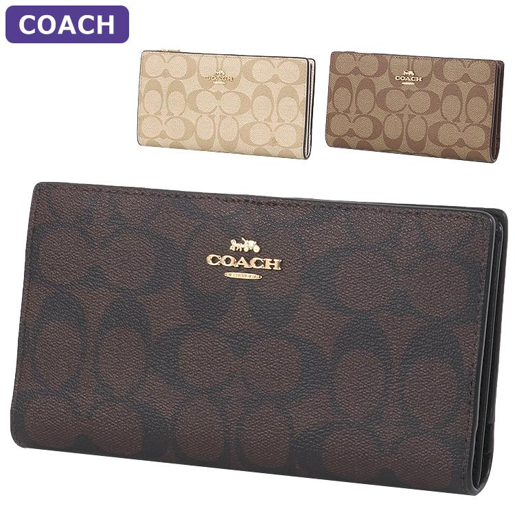 ☆新品同様☆coach☆コーチ☆薄型ウォレット☆長財布 COACH コーチ レディース 財布 長財布 ロング ウォレット