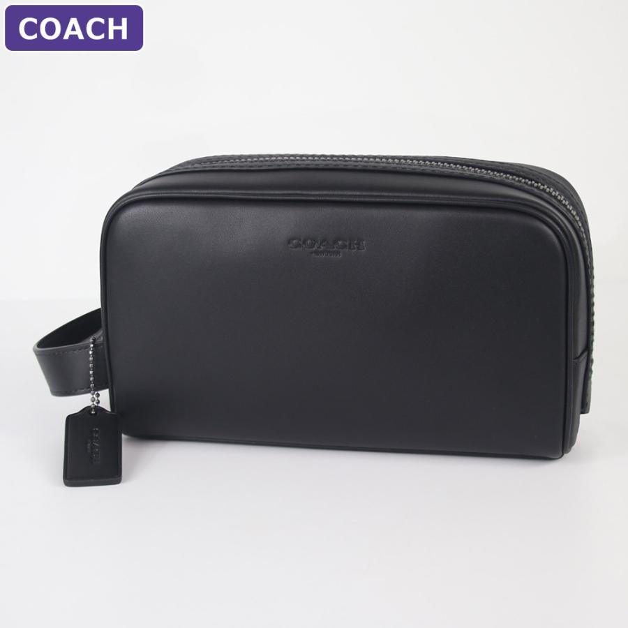 COACH スエード ポーチ COACH コーチ ポーチ CAT30 QBBK セカンドバッグ アウトレット