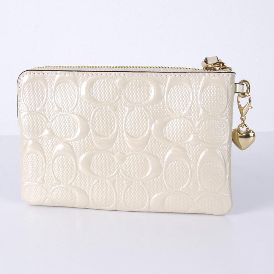 COACH（コーチ） ポーチ CDF04 IMCHK シグネチャー エナメル ハート