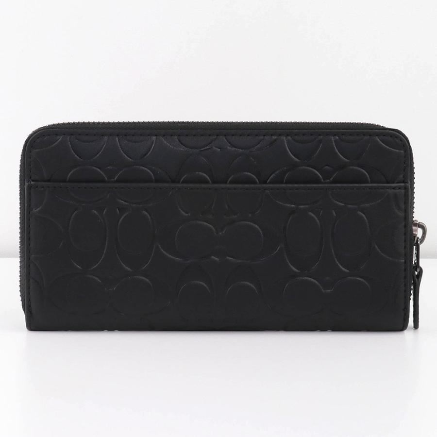COACH コーチ 財布 長財布 CE551 QBBK エンボス シグネチャー COACH コーチ 財布 長財布 CE551 QBBK エンボス シグネチャー