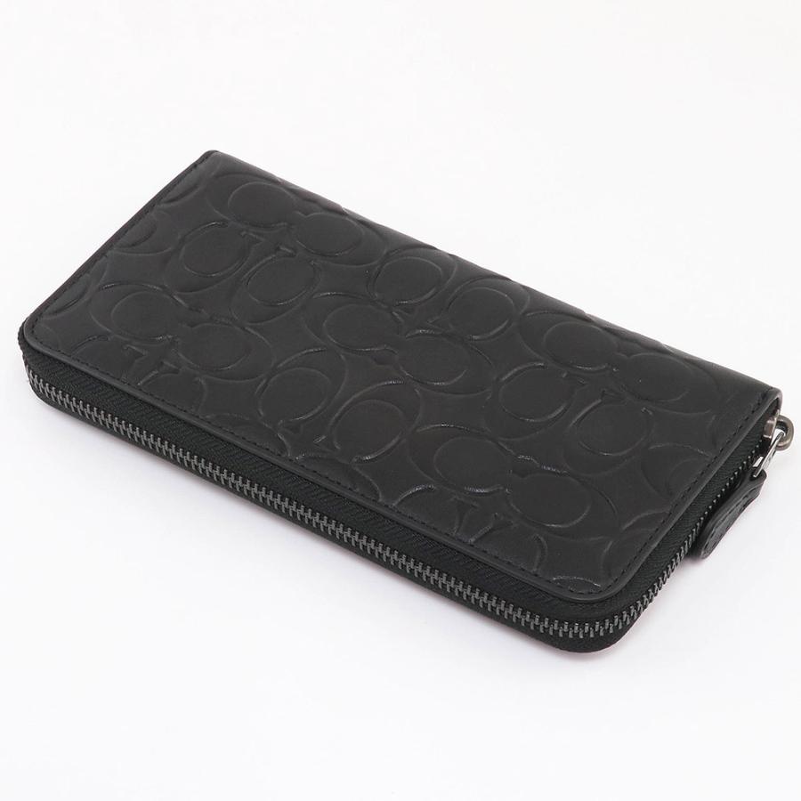 COACH コーチ 財布 長財布 CE551 QBBK エンボス シグネチャー COACH コーチ 財布 長財布 CE551 QBBK エンボス シグネチャー