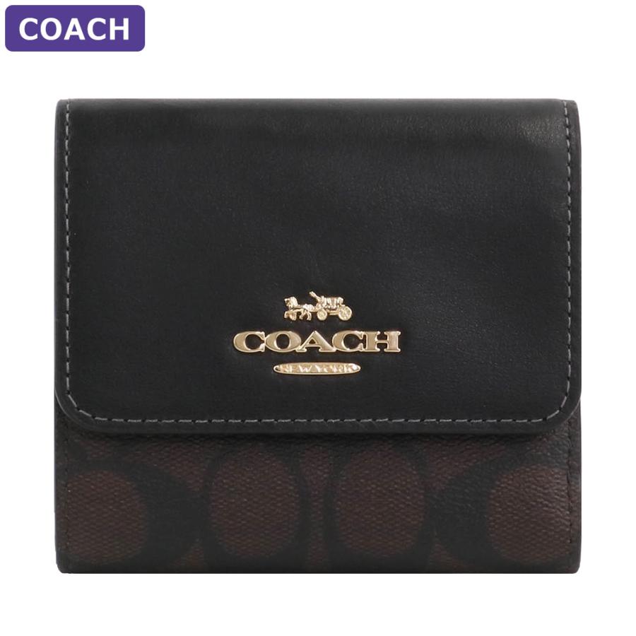 COACH コーチ 財布 二つ折り財布 CE930 IMAA8 ミニ財布 シグネチャー  