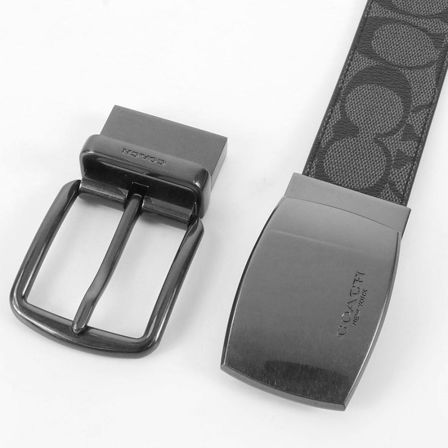 COACH（コーチ） ベルト CQ067 BKBK リバーシブル シグネチャー ギフト