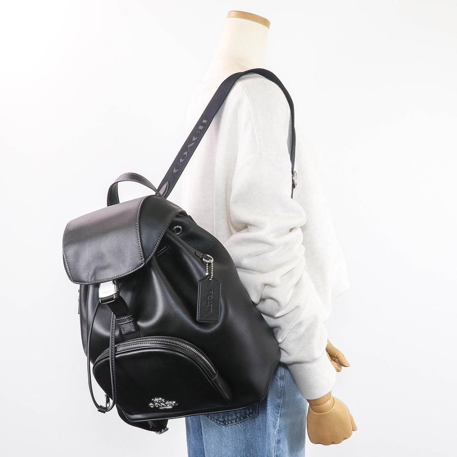 COACH コーチ バッグ リュックサック CT811 SVBK レザー 革 COACH コーチ バッグ リュックサック CT811 SVBK レザー 革