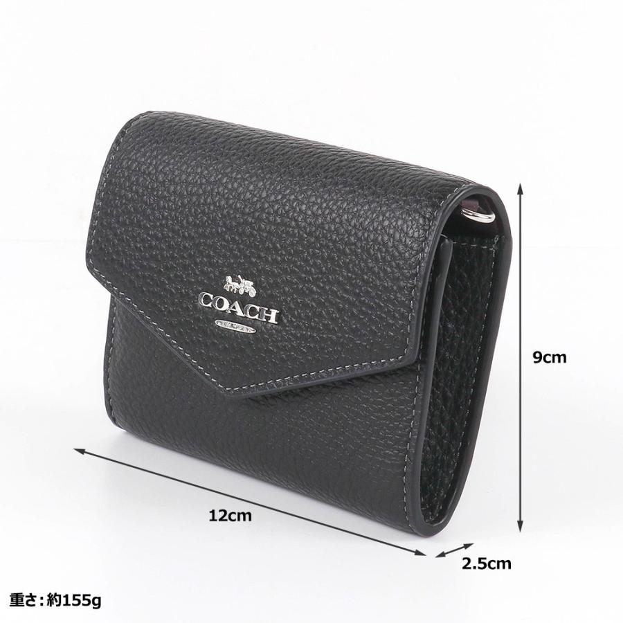 COACH（コーチ） カードケース CU170 SVBK ショルダーウォレット