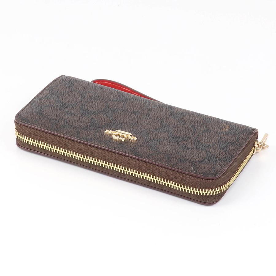 COACH（コーチ） 財布 長財布 CW778 IMXD0 ストラップ付 シグネチャー