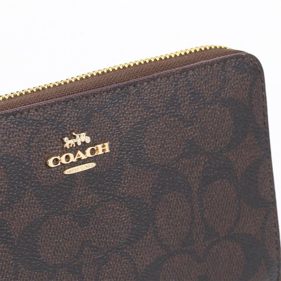 【新品未使用タグ付】COACH 長財布 ストラップ付 アウトレット COACH（コーチ） 財布 レディース 長財布 アウトレット ロングジップ