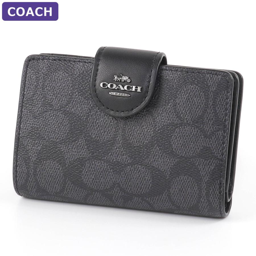COACH（コーチ） 財布 二つ折り財布 CW786 QBMI5 シグネチャー