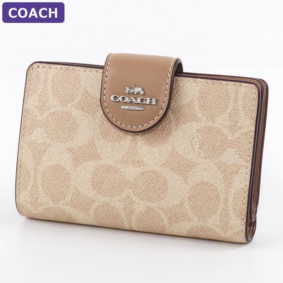 COACH（コーチ） 財布 二つ折り財布 CW786 SVPWH シグネチャー