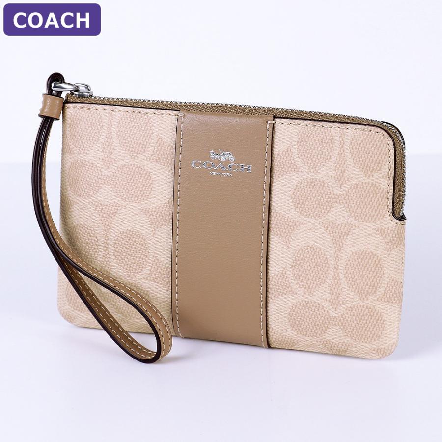 COACH（コーチ） ポーチ CW854 SVPWH シグネチャー アウトレット