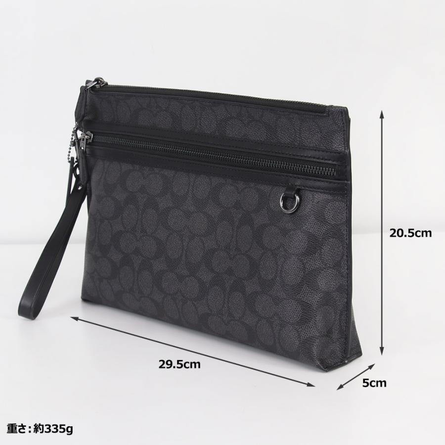 【極美品】✨COACH✨ コーチ シグネチャー クラッチバッグ 黒 A5 楽天市場】COACH コーチ シグネチャー（ブランドコーチ）（クラッチ