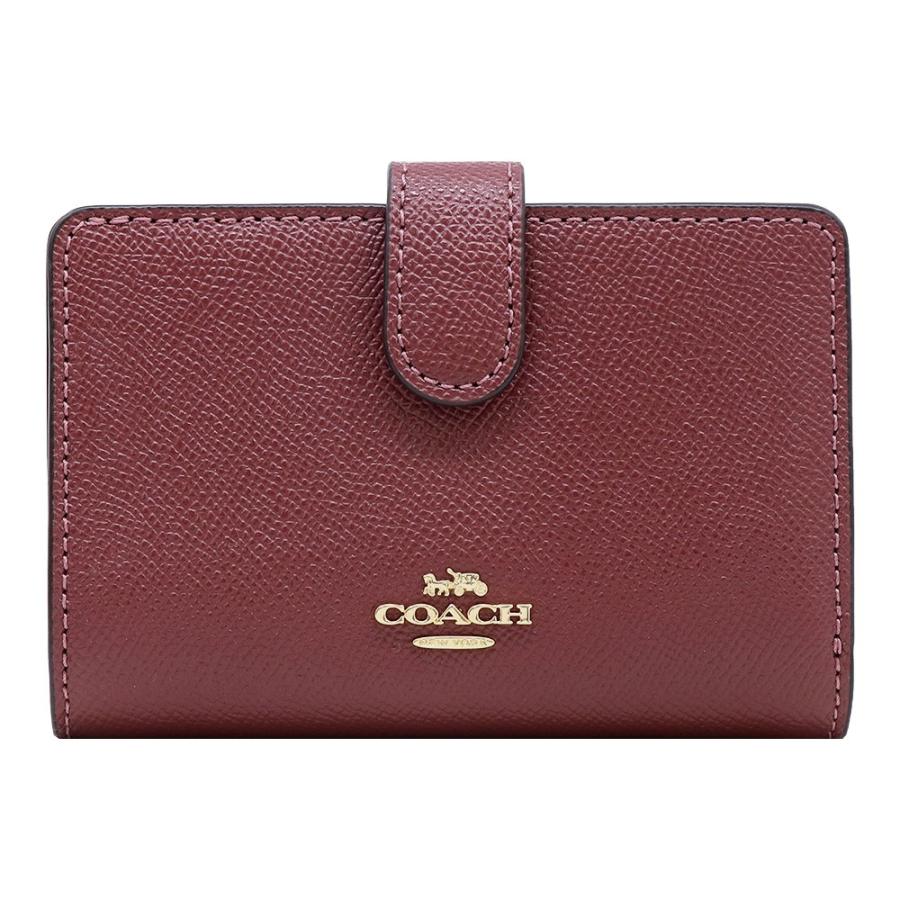 ポイント2倍 コーチ Coach 財布 二つ折り財布 F Imwin ワイン ウォレット アウトレット レディース ギフト プレゼント F Imwin Hommage 通販 Yahoo ショッピング