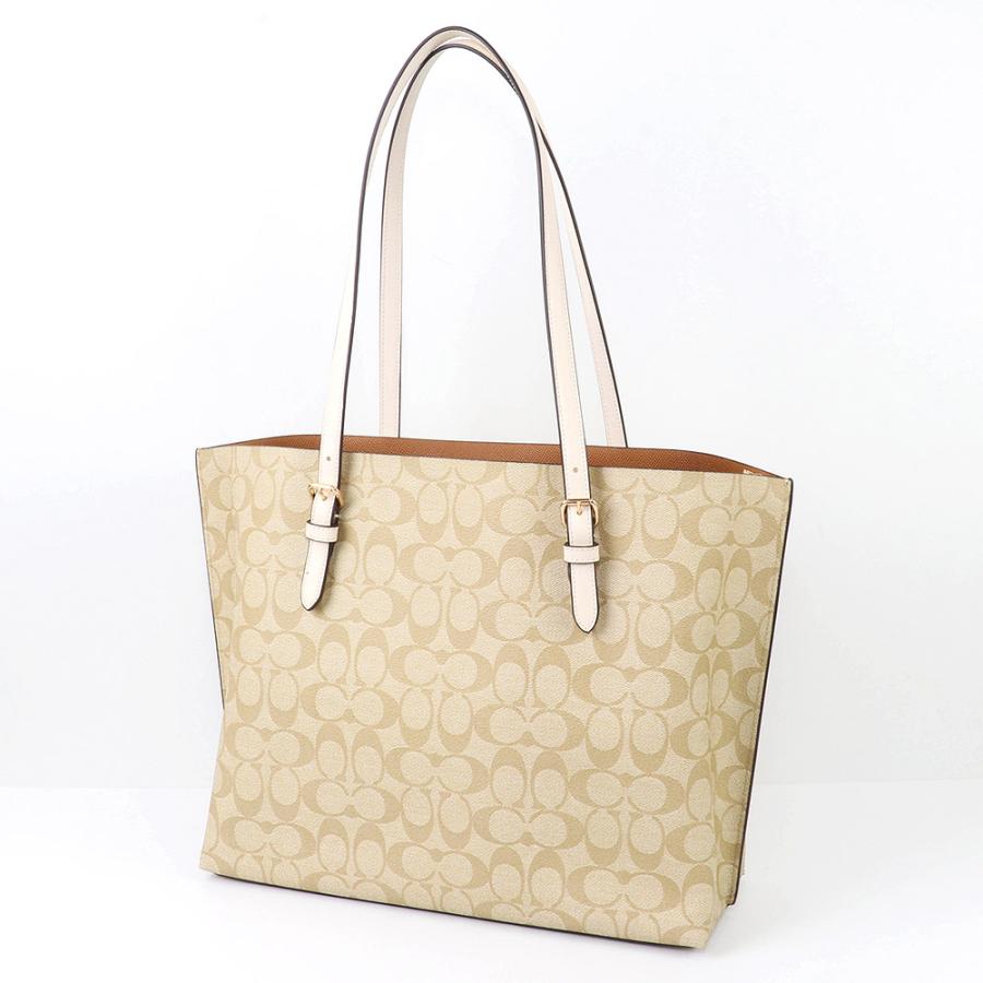 コーチCOACH トートインシグネチャーバッグ 1665 ホワイト送料無料