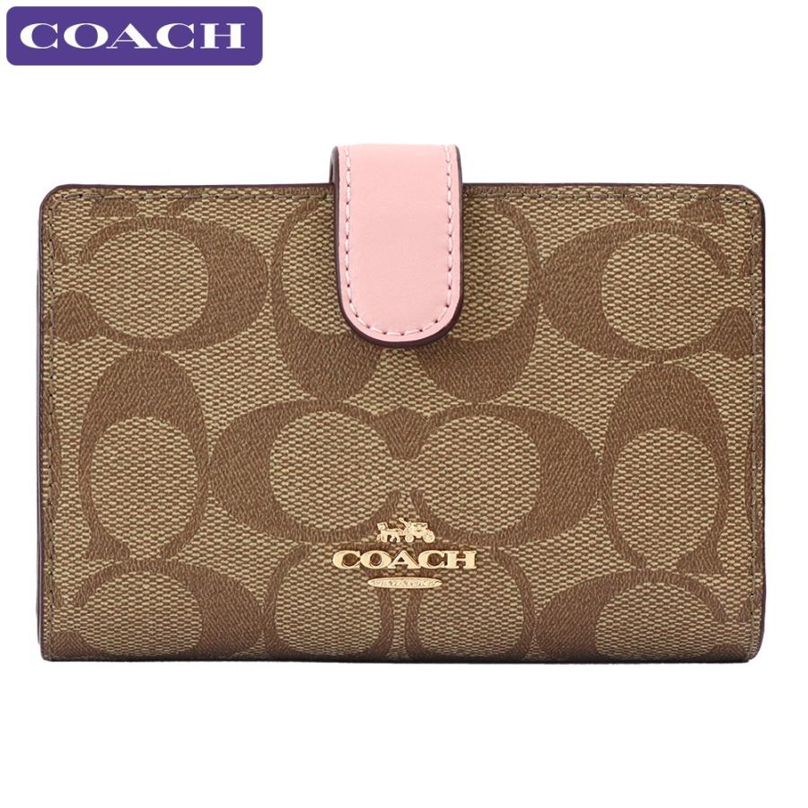 P3倍】 コーチ COACH 財布 二つ折り財布 23553 IMPWD シグネチャー