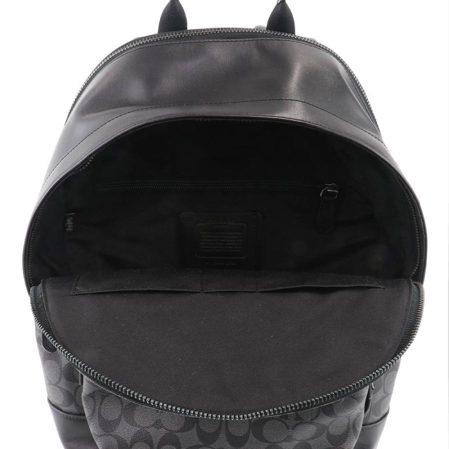【専用ページ】COACH シグネチャー総柄レザー切替えリュックブラックA4収納可 コーチ COACH リュック シグネチャー ブラック PVC レザー 大