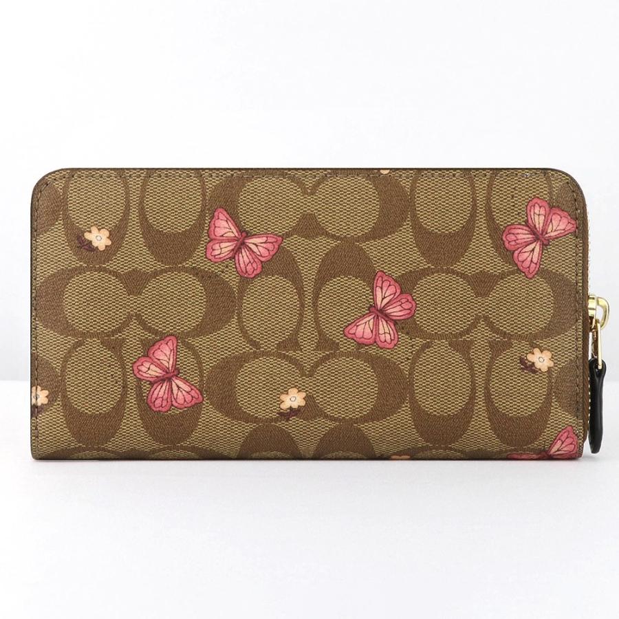 COACH コーチ 財布 長財布 2858 IMLL9 シグネチャー 蝶柄 COACH コーチ 財布 長財布 2858 IMLL9 シグネチャー 蝶柄