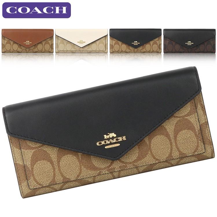 アウトレット　Coach 長財布（新品未使用） COACH コーチ 財布 レディース 長財布 アウトレット ブラック