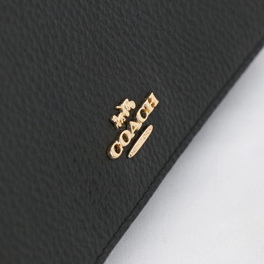 美品✨コーチ　ショルダーバッグ レザー ブラック 財布ショルダー 3037 COACH コーチ ショルダーウォレット 長財布 アウトレット 3037