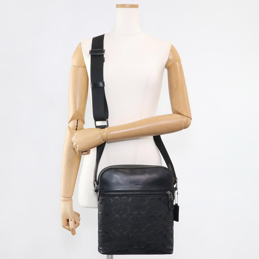 コーチ COACH ショルダーバッグ メンズ アウトレット 4009 QBBK COACH コーチ バッグ ショルダーバッグ 4009 QBBK シグネチャー