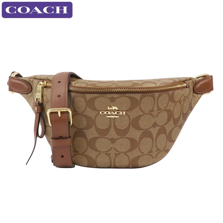 コーチ COACH バッグ ボディバッグ F48740 シグネチャー ウエストバッグ アウトレット レディース 新作