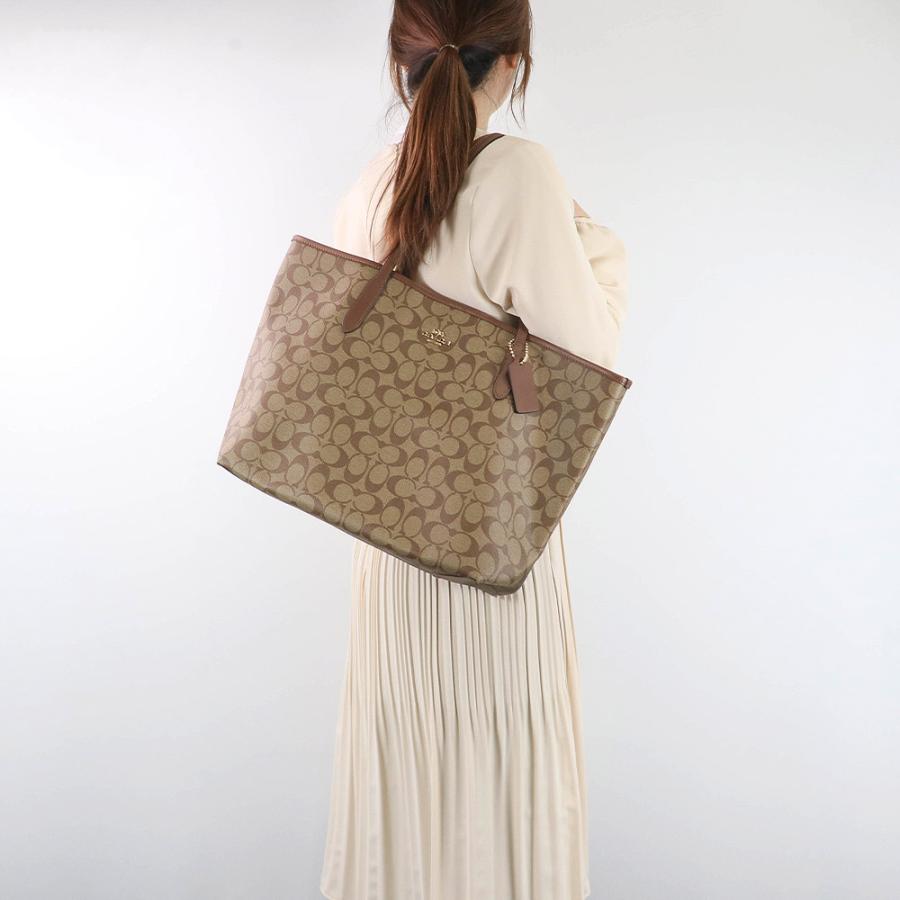 COACH コーチ トートバッグ ブリーカー チャーム付 レザー カーキ A4 公式】COACH – コーチ | 【UPCRAFTED】ブリーカー トート