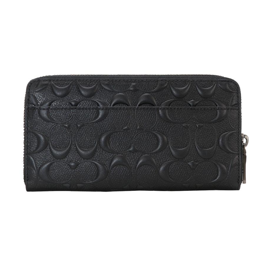 COACH（コーチ） 財布 長財布 F58113 BLK シグネチャー アウトレット