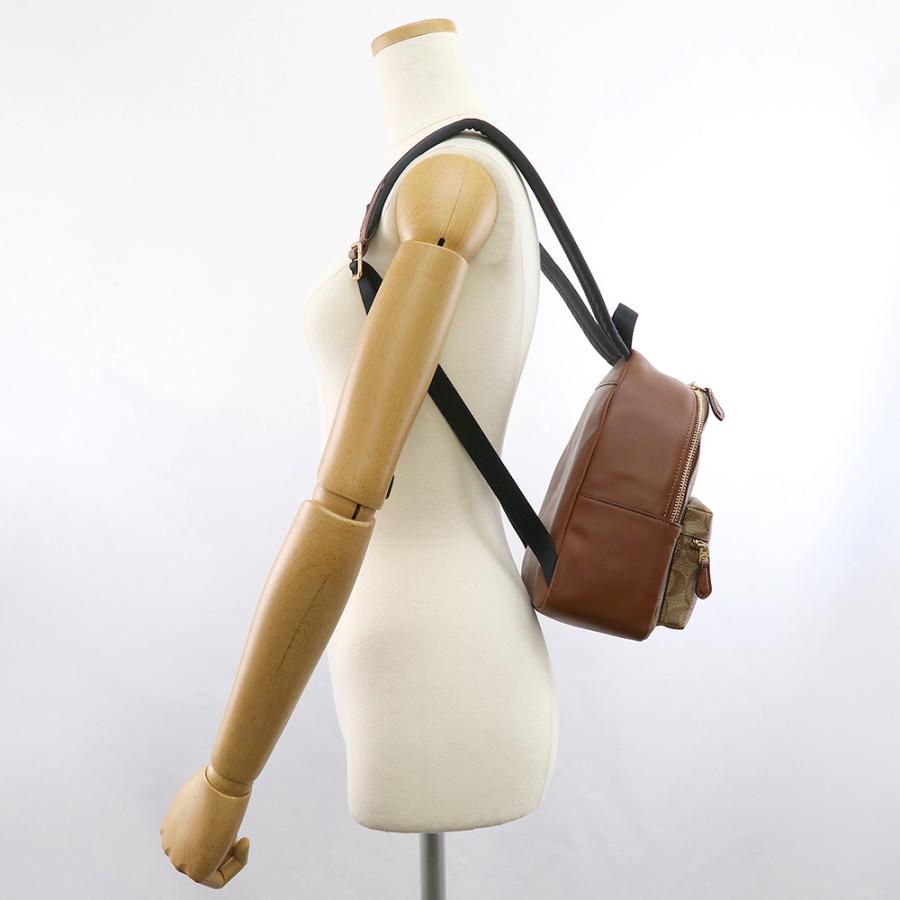 美品 コーチ シグネチャー ミニ リュック バックパック 多機能 58315 COACH コーチ バッグ リュックサック 58315 シグネチャー