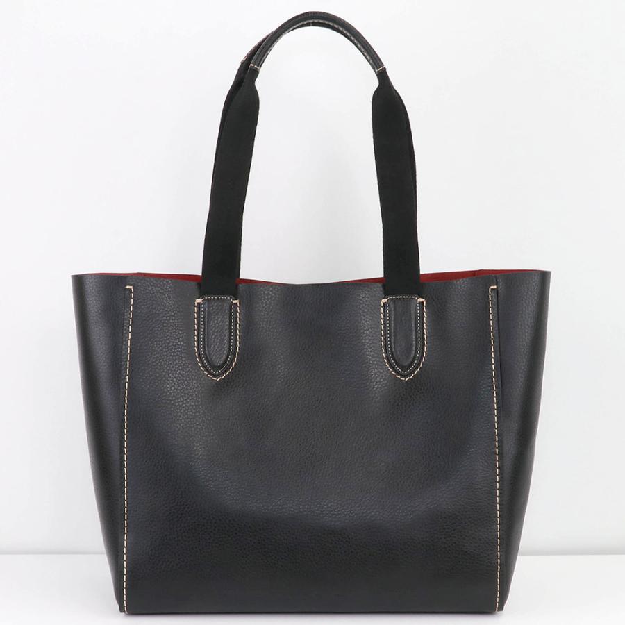未使用品 COACH コーチ トートバッグ 黒 保存袋付き COACH コーチ トートバッグ レディース レザー ミディアムトート