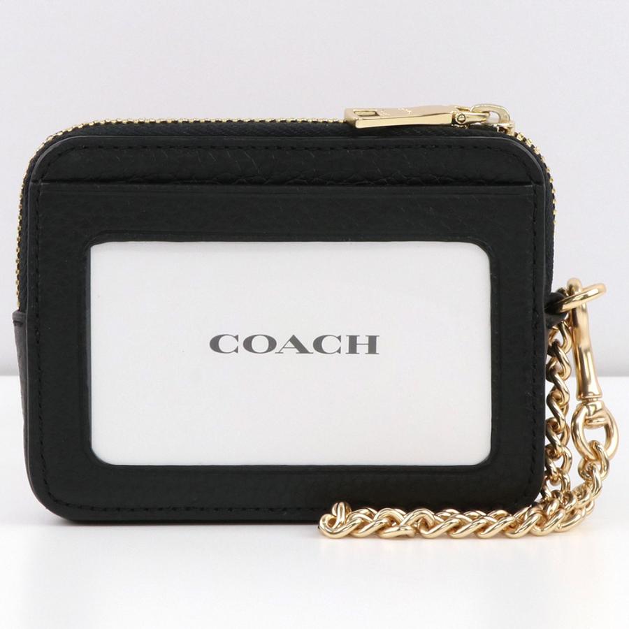 【新品未使用】COACHコーチ★コインケース★カードケース★パスケース★ブラック コーチ COACH 財布 メンズ カードケース コインケース IDケース