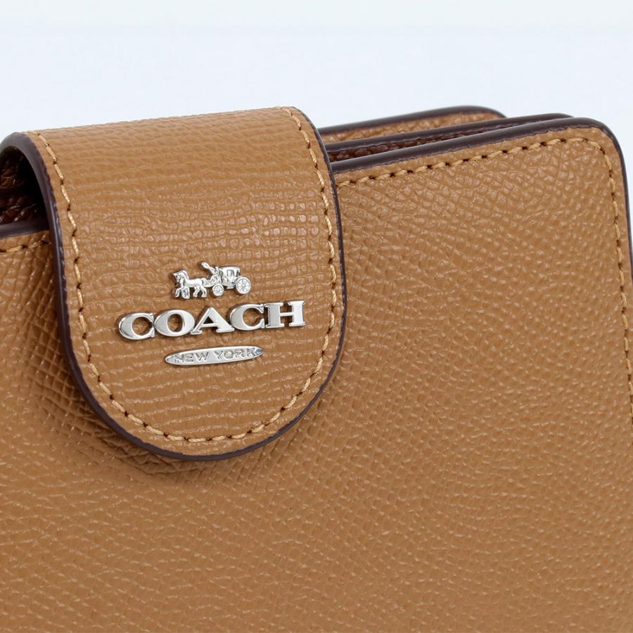 COACH（コーチ） 財布 二つ折り財布 6390 SVQD レザー 革 アウトレット