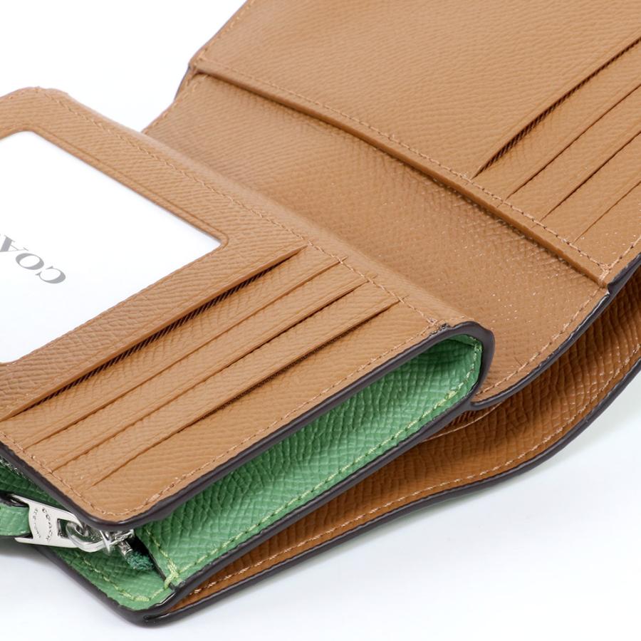 COACH（コーチ） 財布 二つ折り財布 6390 SVRT2 レザー 革