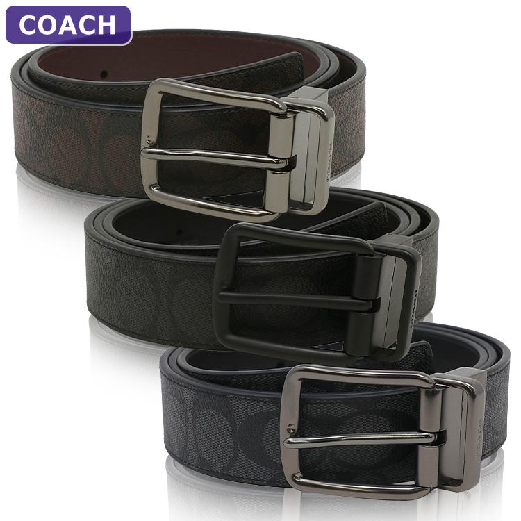 P10倍 コーチ ベルト リバーシブル メンズ Coach F649 シグネチャー アウトレット ギフト プレゼント 有料ラッピング可 F649 M Hommage 通販 Yahoo ショッピング