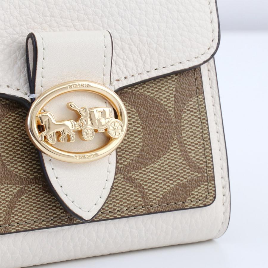 COACH コーチ 財布 二つ折り財布 7250 IMDJ8 シグネチャー ミニ