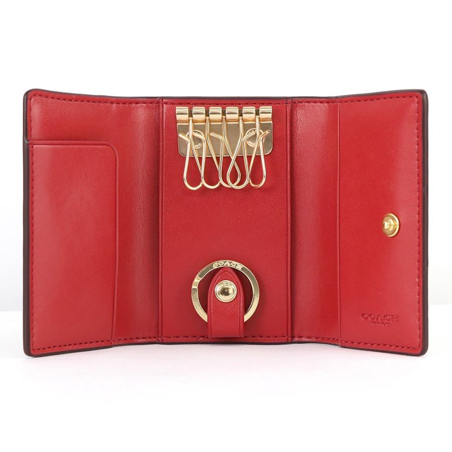 COACH コーチ 小物 キーケース F77998 IML72 シグネチャー 5連  