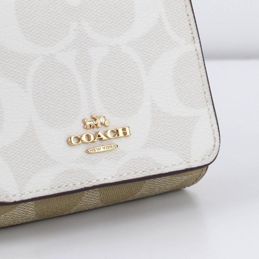 COACH コーチ 財布 三つ折り財布 F78081 シグネチャー