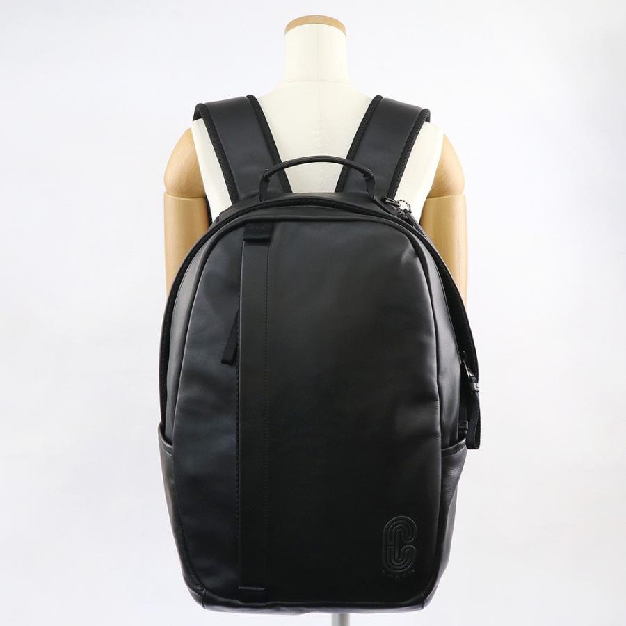 美品 COACH コーチ　リュック　大容量　A4可　レザーPVC Coach(コーチ) レザー キャンバス モノグラム リュック A4対応