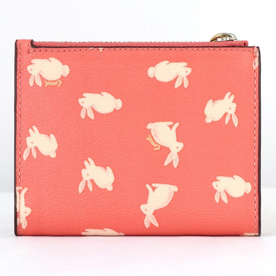 COACH コーチ 財布 二つ折り財布 91200 SVB3R うさぎ柄 COACH コーチ 財布 二つ折り財布 91200 SVB3R うさぎ柄