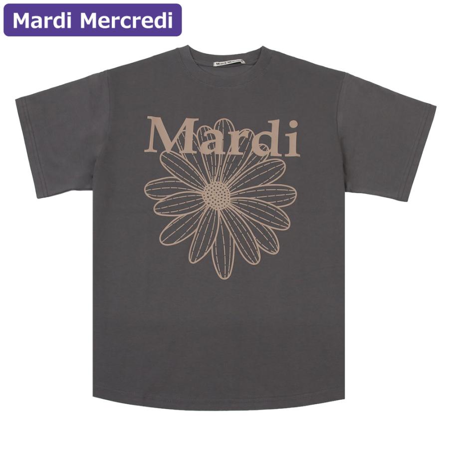 ゆうです☆Mardi Mercredi チャコール Tシャツ Mardi Mercredi（マルディメクルディ） Mardi Mercredi Tシャツ TSHIRT
