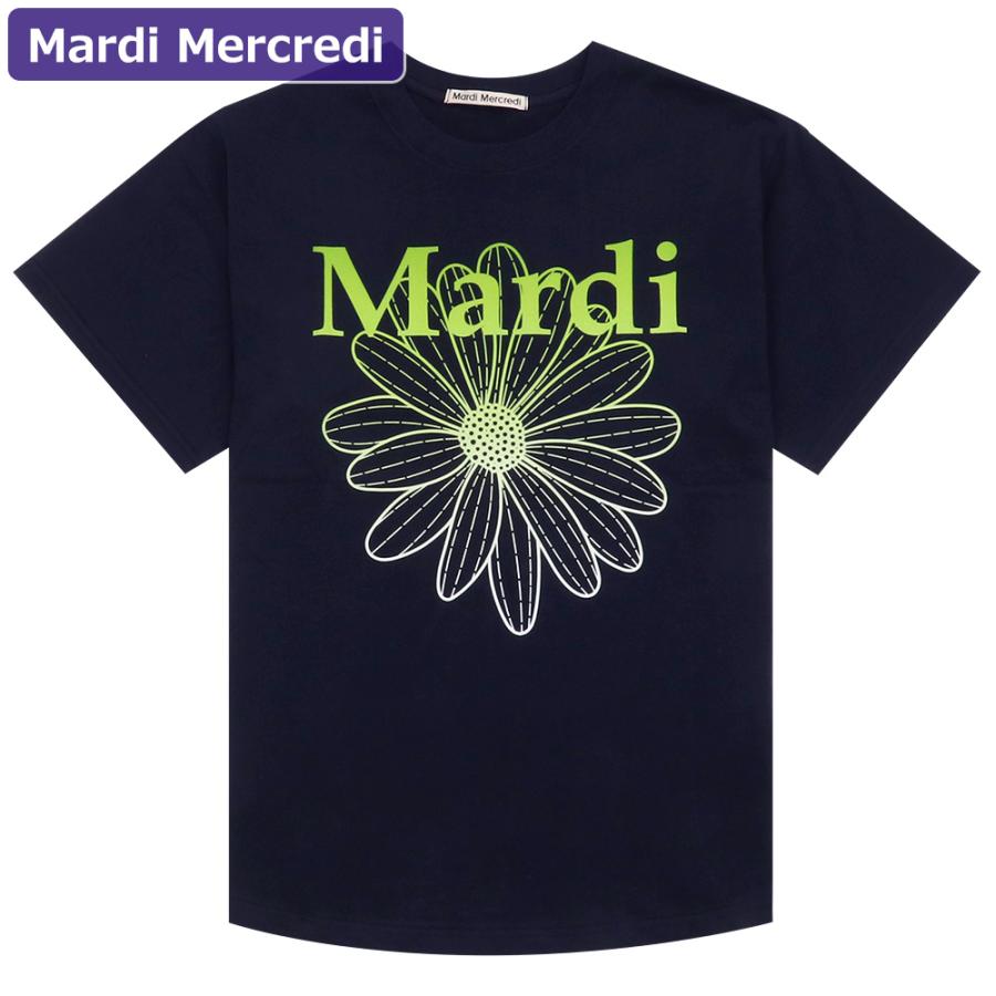 Mardi Mercredi マルディメクルディ Tシャツ TSHIRT FLOWERMARDI  