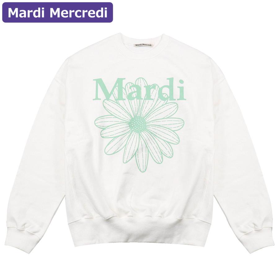 mardi mercredi スウェット　新品タグ付き　ホワイト　正規店購入限定 Mardi Mercredi（マルディメクルディ） スウェット SWEATSHIRT