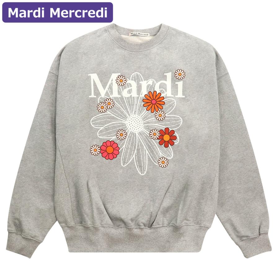 マルディメクルディ Mardi Mercredi スウェット SWEATSHIRT FLOWERMARDI BLOSSOM GREY IVORY 長袖  レディース 韓国 ファッション アパレル : ko-mardi-t0013-gryivo : HOMMAGE - 通販 - Yahoo!ショッピング