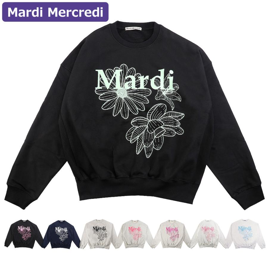 Mardi Mercredi（マルディメクルディ） スウェット SWEATSHIRT TRIPLE